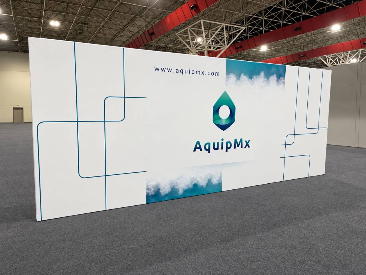 Muro de marca AquipMx